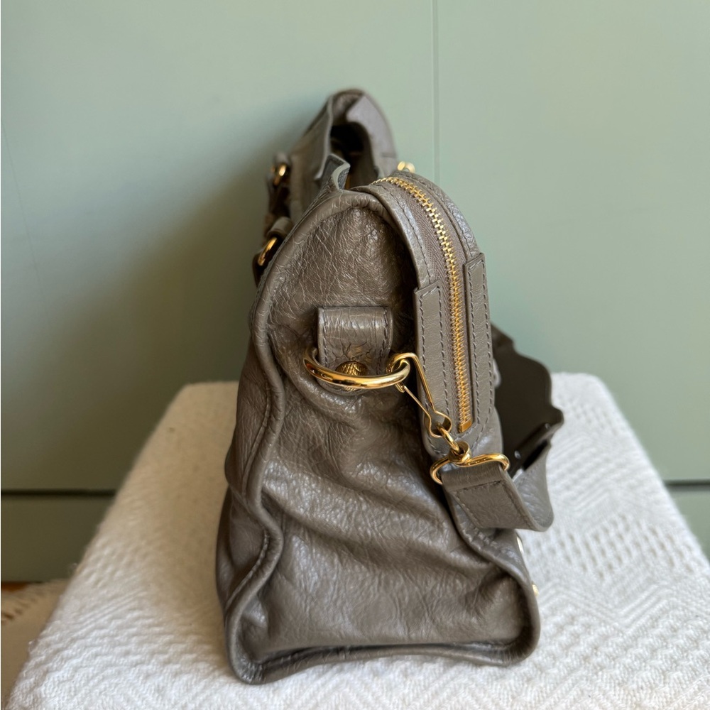 Balenciaga Giant 12 City Bag, Beige Liege Lambskin w/ Gold Hardware, EUC - Picture 10 of 16